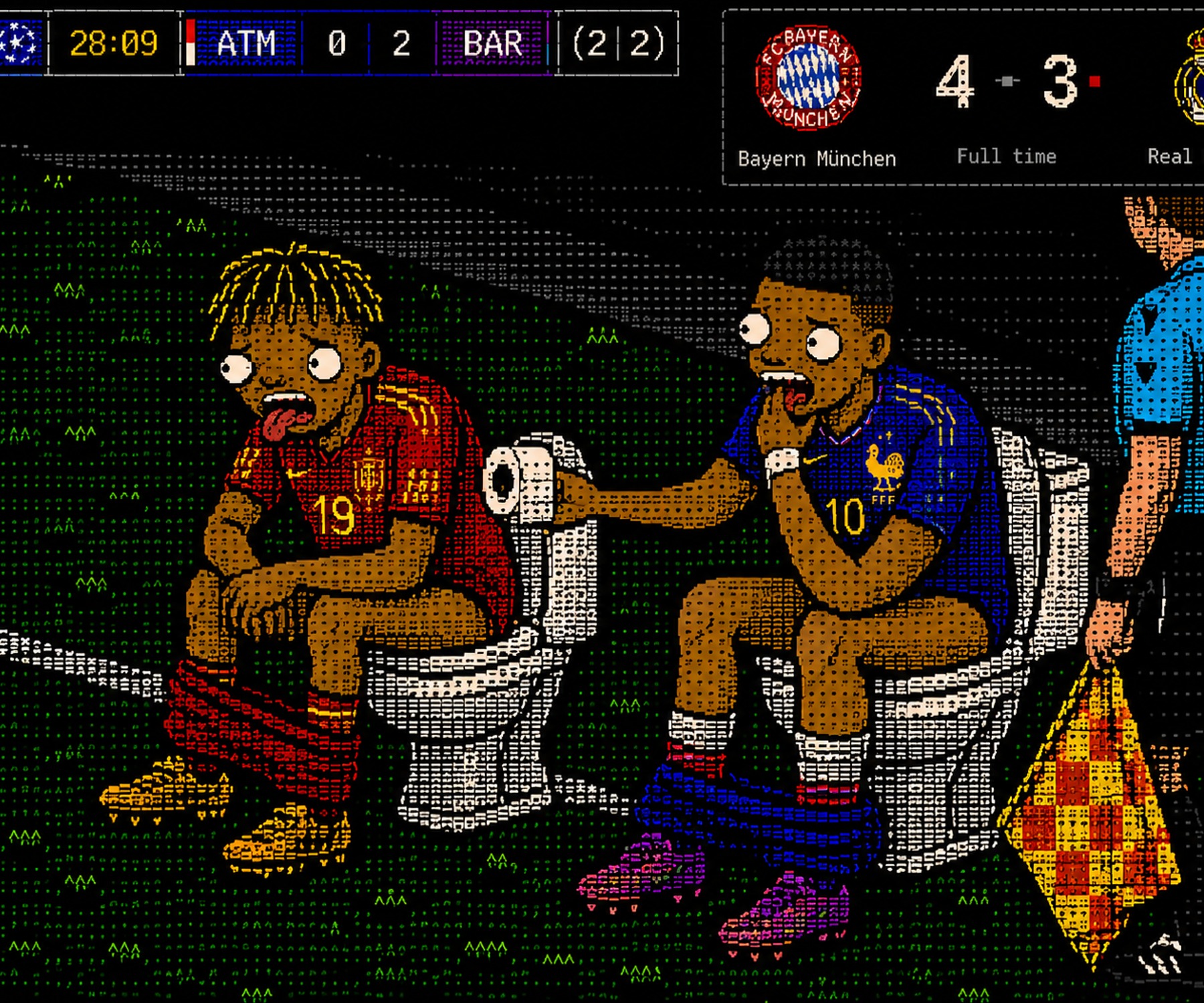 halftime in the locker room